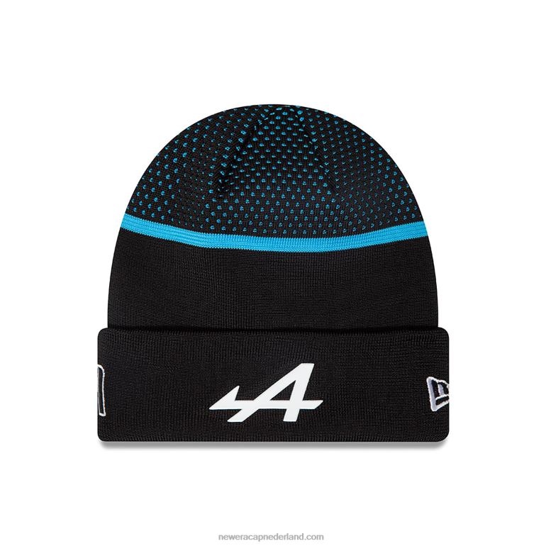 New Era Alpine manchet zwarte muts 0J2842338