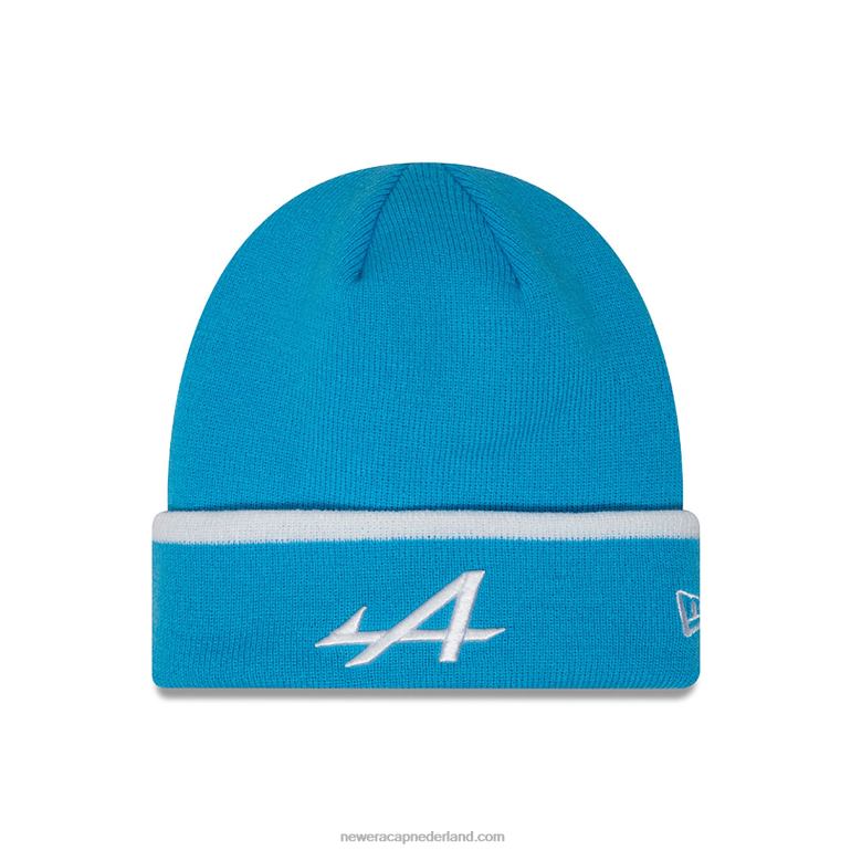 New Era Alpine streep manchet blauwe muts 0J2842388