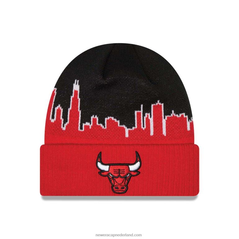 New Era chicago bulls nba tip off 2022 zwart gebreid 0J2842352