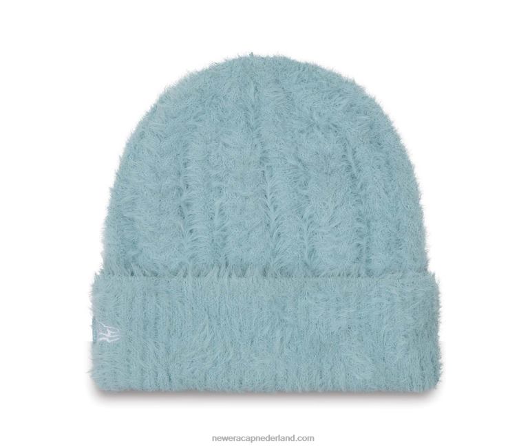 New Era dames pluizige pastelblauwe muts 0J2842381