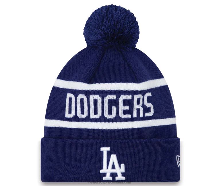 New Era la dodgers jake blauwe muts met manchet 0J2842471