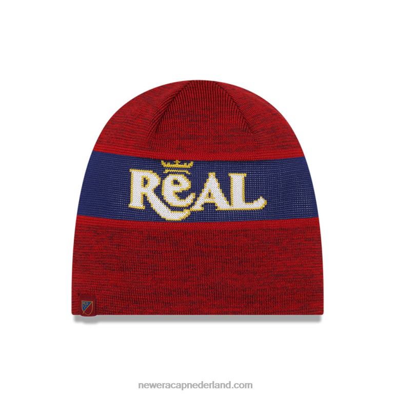 New Era real salt lake mls aftrap rode beanie muts 0J2842336