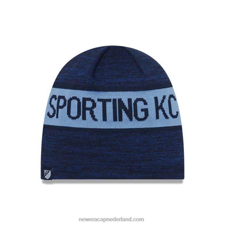 New Era sportieve kansas city mls aftrap blauwe muts 0J2842549