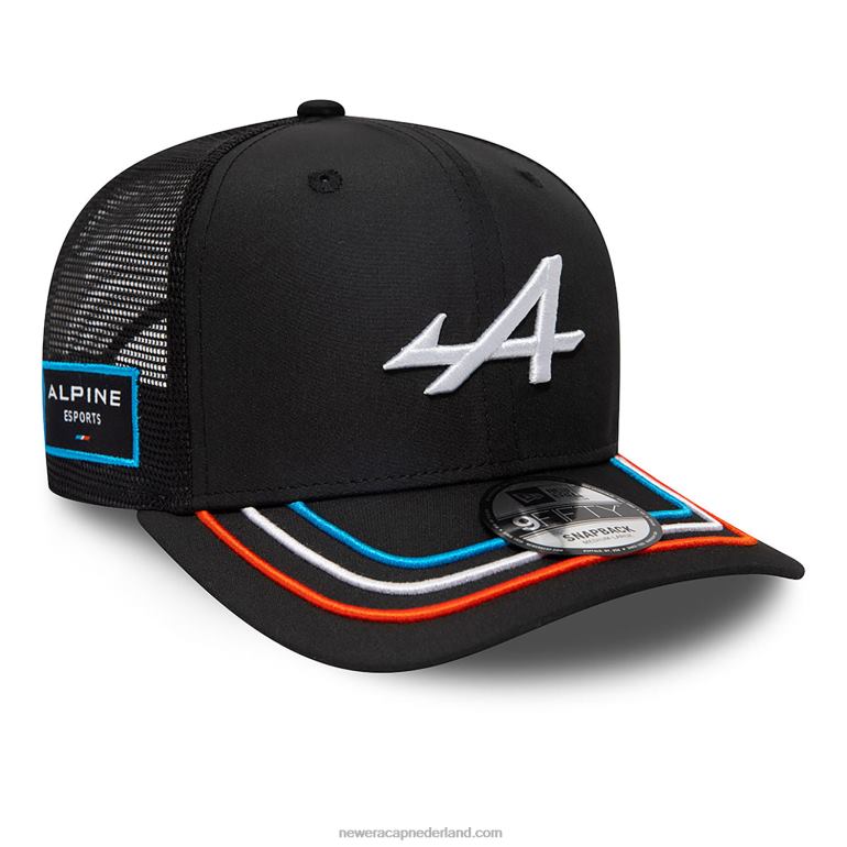 New Era Alpine e Sports zwarte 9fifty snapback pet 0J2841935