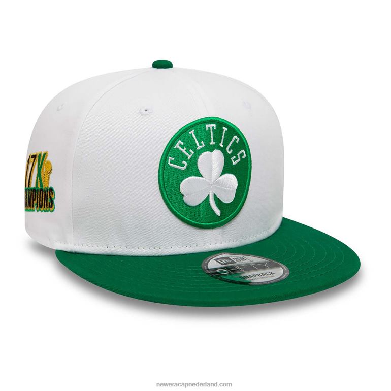 New Era Boston Celtics crown patches witte 9fifty snapback pet 0J2842034