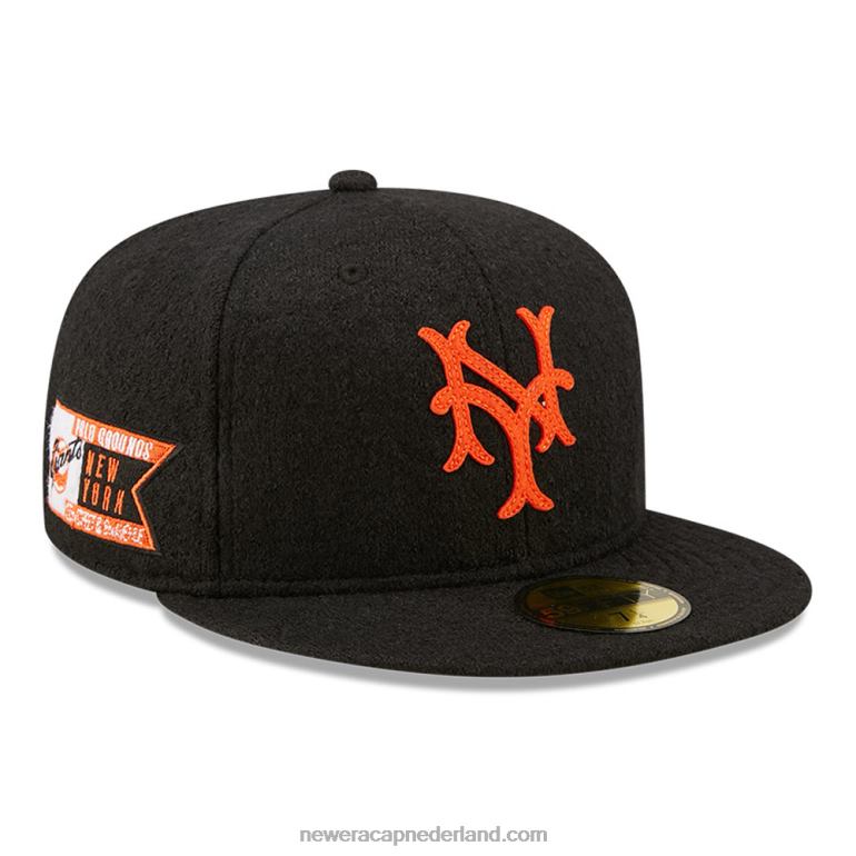 New Era New York Giants wollen zwarte 59fifty pet 0J284902