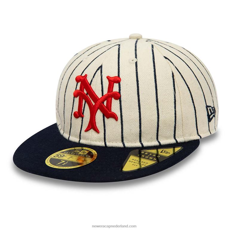 New Era New York Mets Cooperstown witte 59fifty pet 0J284631