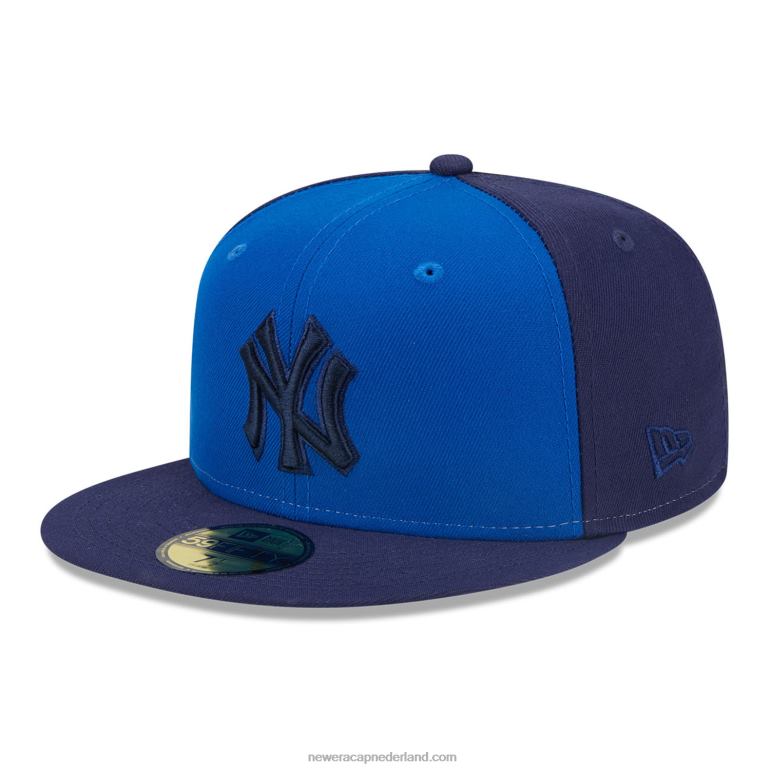 New Era New York Yankees driekleurige teamblauwe 59fifty pet 0J2841038