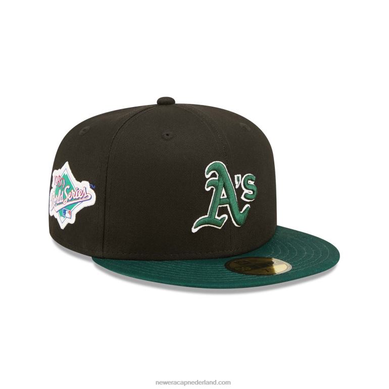 New Era Oakland Athletics World Series zwarte 59fifty pet 0J284342