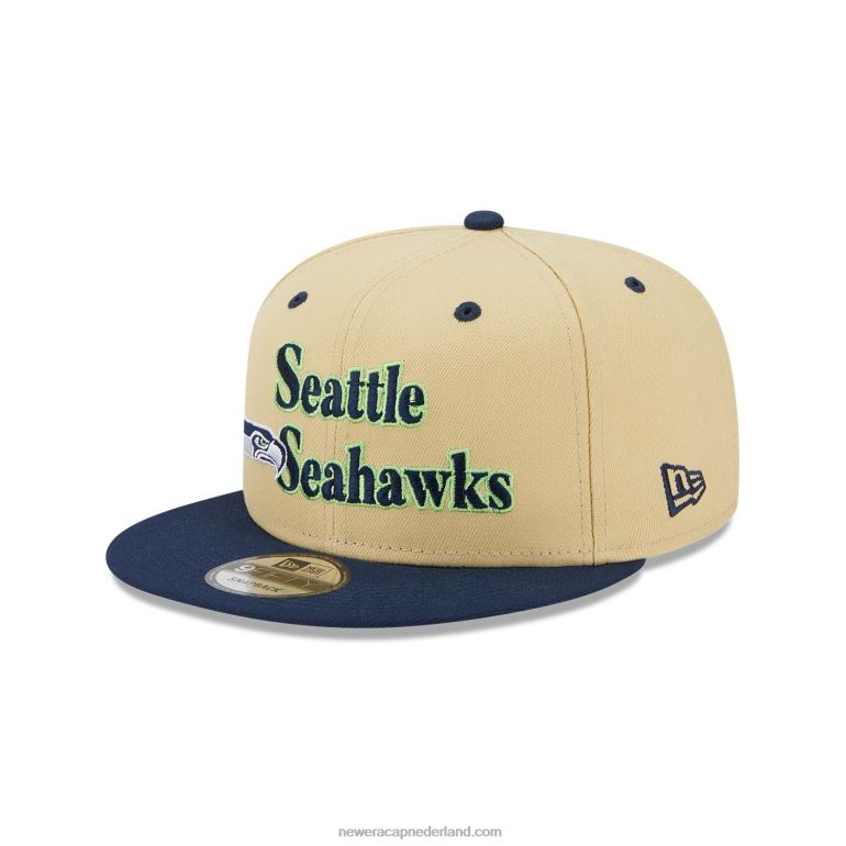 New Era Seattle Seahawks nfl retro cream 9fifty snapback pet 0J2842037