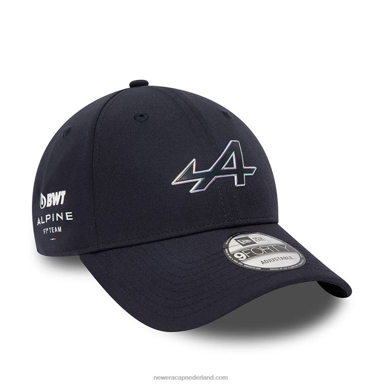 New Era alpine iriserende badge marine 9forty verstelbare pet 0J2841440