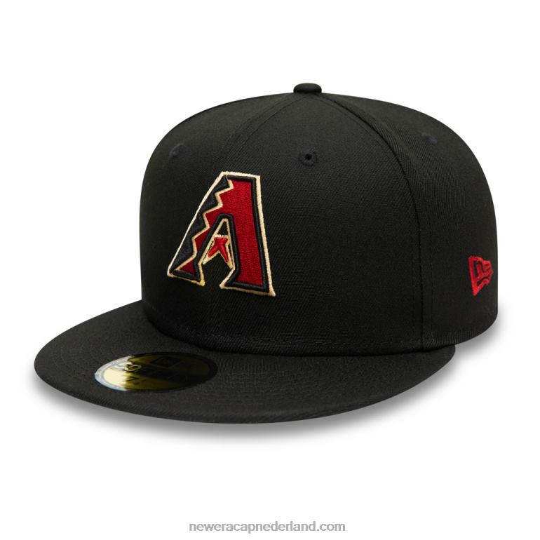 New Era arizona diamondbacks authentiek op veld zwarte 59fifty cap 0J284184