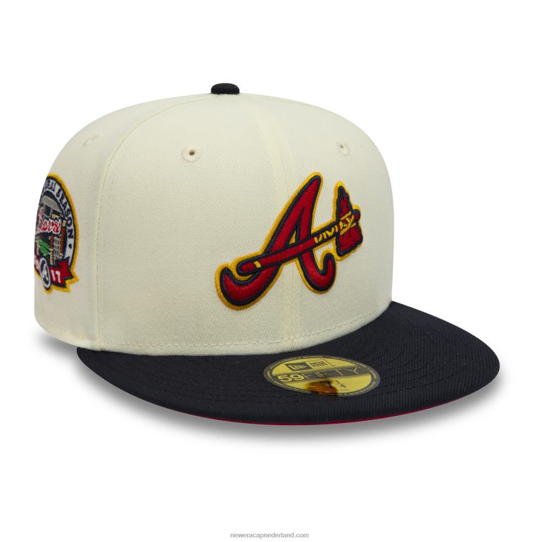 New Era atlanta braves 2017 chromen witte 59fifty fitted cap 0J2841401