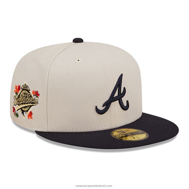 New Era atlanta braves fall klassieke witte 59fifty pet 0J2841190