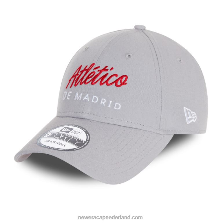 New Era atletico madrid repreve grijze 9forty verstelbare pet 0J2841636