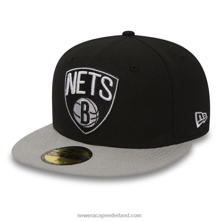 New Era brooklyn nets essential zwart 59fifty cap 0J2841213