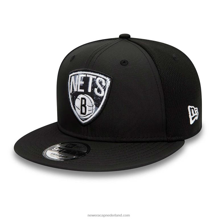 New Era brooklyn nets print infill zwarte 9fifty snapback cap 0J2842124