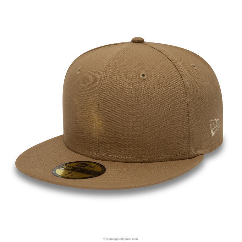 New Era bruine 59fifty getailleerde pet 0J284807