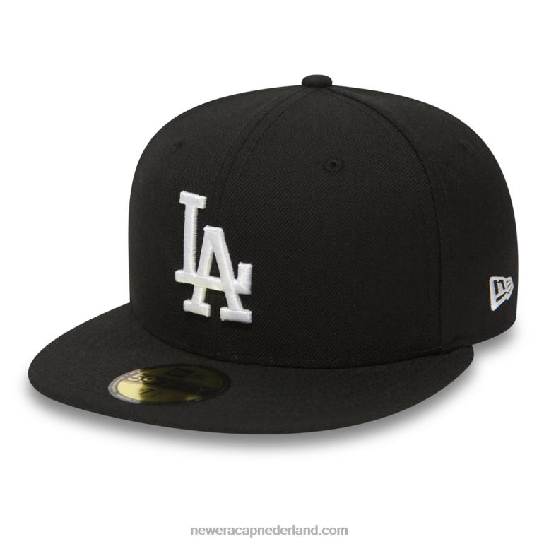 New Era la dodgers essentiële zwarte 59fifty pet 0J284428