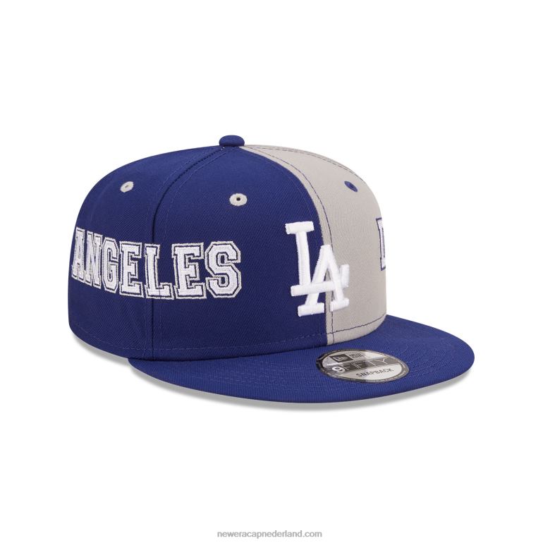 New Era la dodgers teamsplit donkerblauwe 9fifty snapback pet 0J2841886