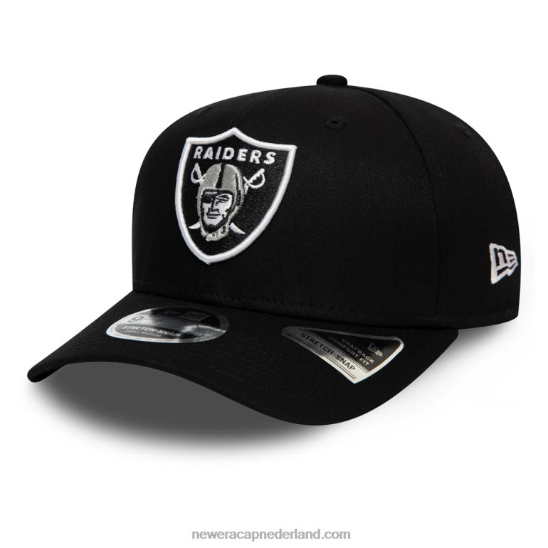 New Era las vegas raiders zwarte 9fifty stretch snap cap 0J2841905