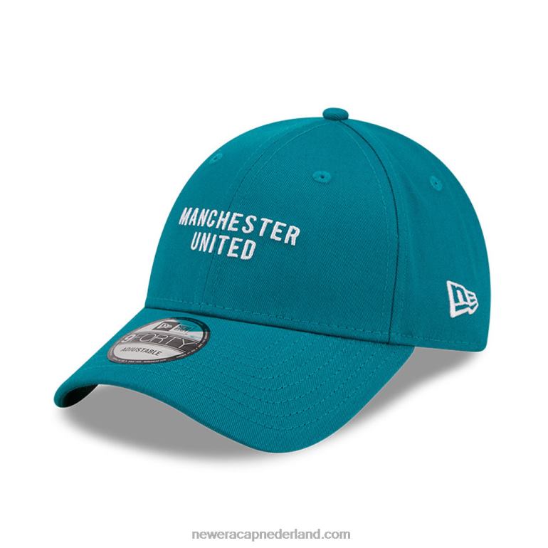 New Era manchester united seizoensgebonden turquoise 9forty verstelbare pet 0J2841448