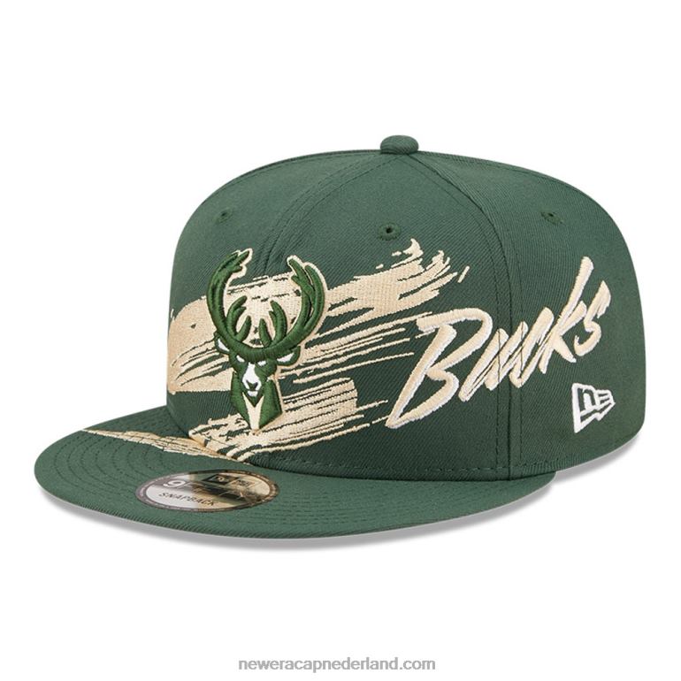 New Era milwaukee bucks nba sweep groene 9fifty snapback pet 0J2842055