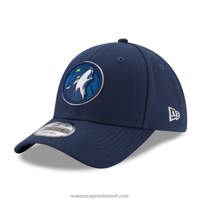 New Era minnesota timberwolves de league blue 9forty cap 0J2841790