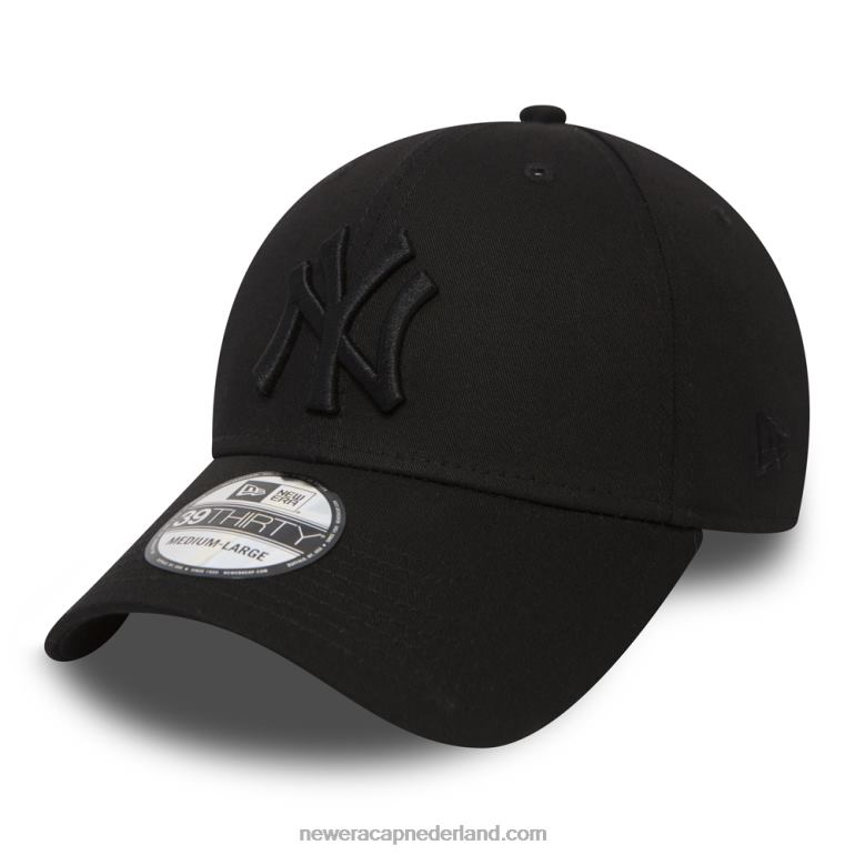 New Era new york yankees klassieke zwarte 39thirty pet 0J2842209