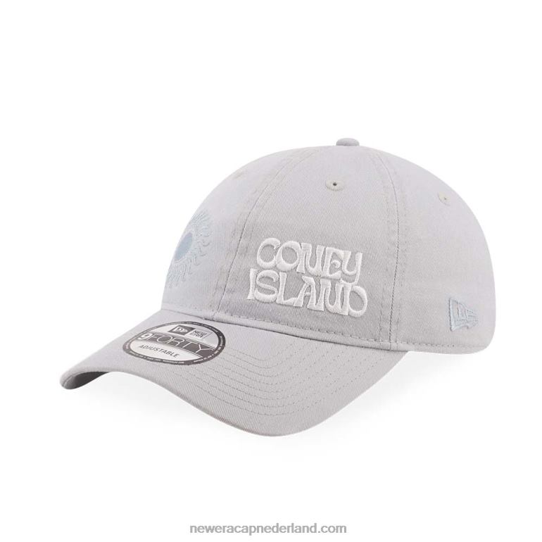 New Era nyc beach snow grey 9forty verstelbare pet 0J2841537