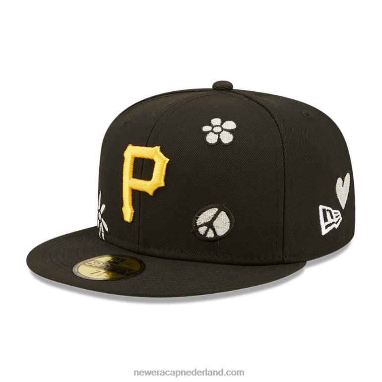 New Era pittsburgh pirates mlb zonlicht pop zwarte 59fifty pet 0J284966