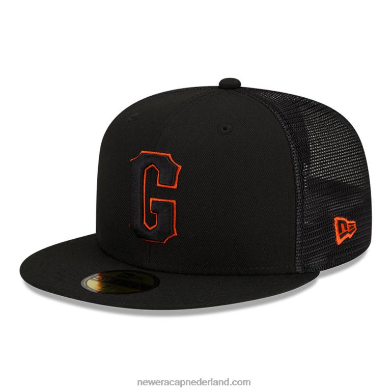 New Era san francisco giants mlb slagoefening zwarte 59fifty cap 0J28471