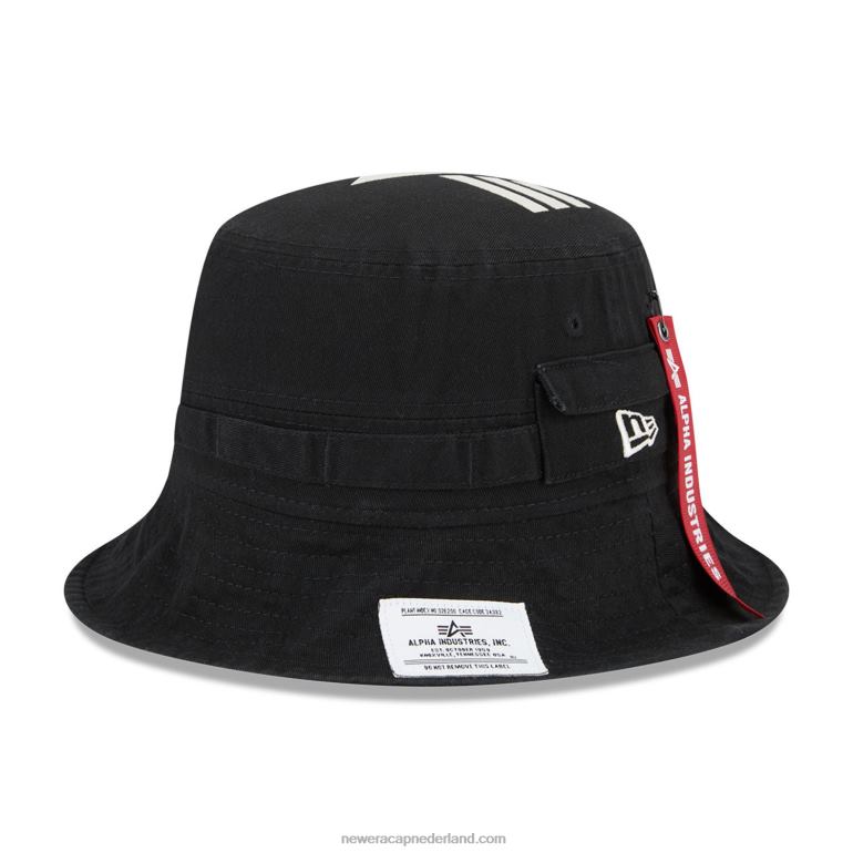 New Era Alpha Industries zwarte vissershoed 0J2842281