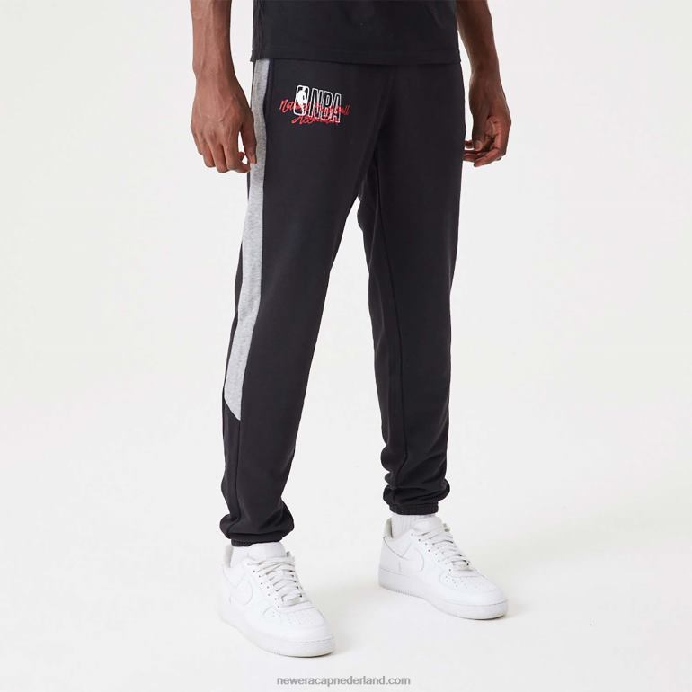 New Era nba logo script zwarte joggingbroek 0J2842601