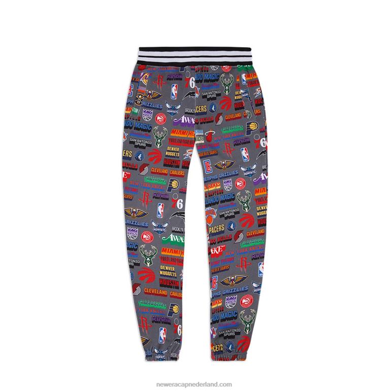 New Era wake x nba joggingbroek met all-over print 0J2842589