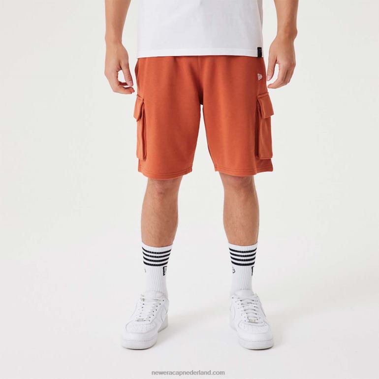 New Era essentiële middenbruine cargoshort 0J2842649