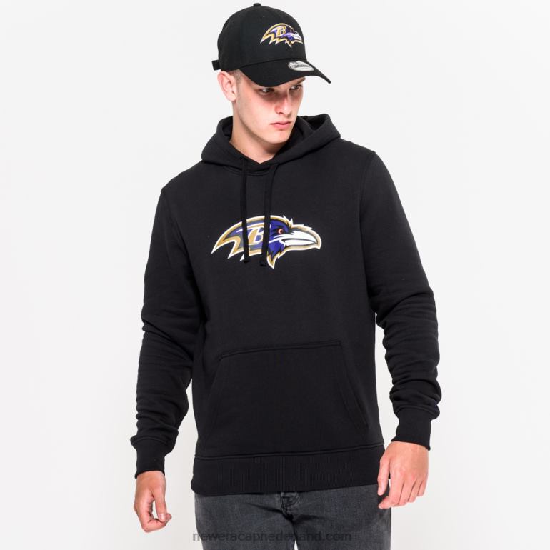 New Era Baltimore Ravens team logo zwarte hoodie 0J2842733