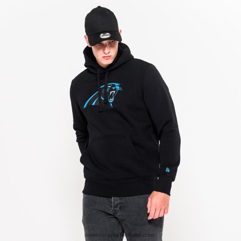 New Era Carolina Panthers team logo zwarte hoodie 0J2842741