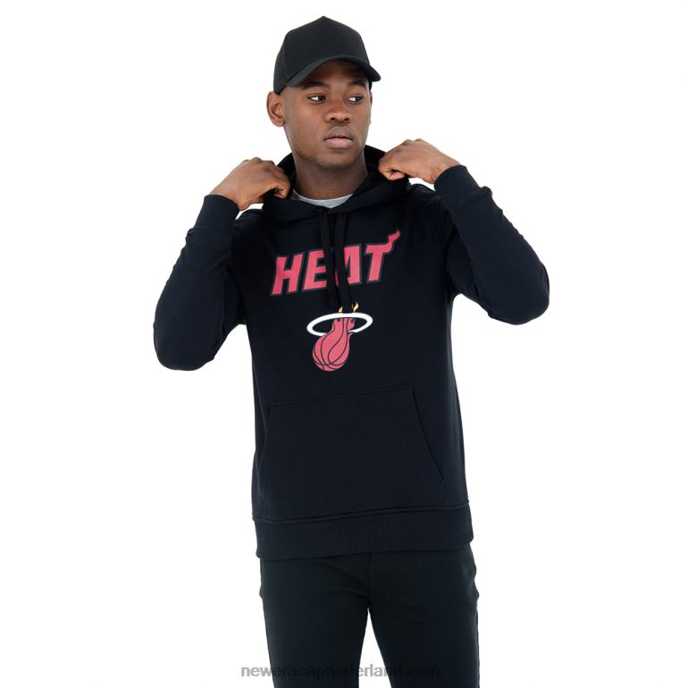 New Era Miami Heat zwarte hoodie 0J2842661