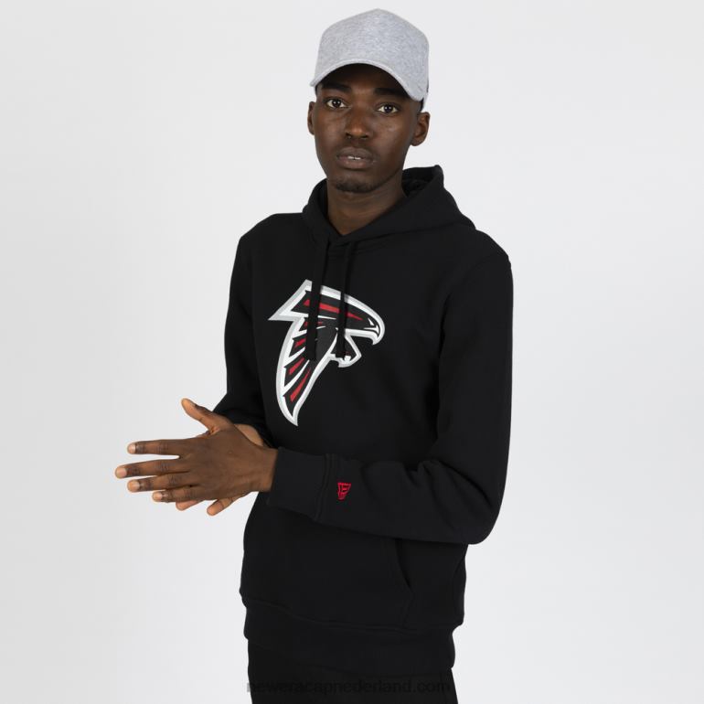 New Era atlanta falcons pullover teamlogo zwarte hoodie 0J2842725