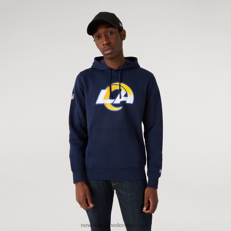 New Era la rams blauwe hoodie met teamlogo 0J2842692