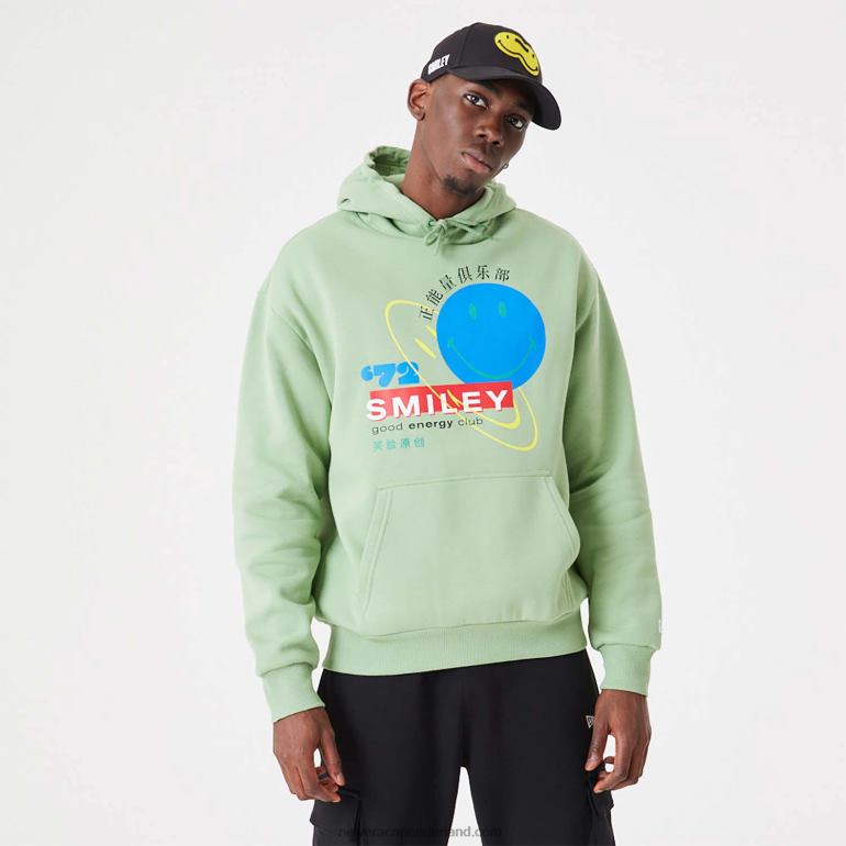 New Era smiley universe logo medium groene pullover hoodie 0J2842808