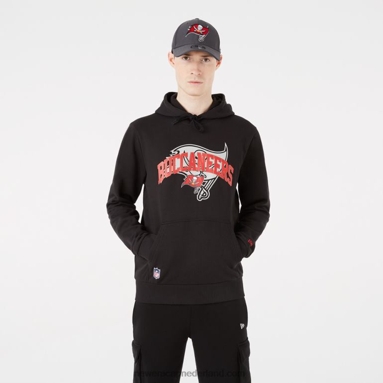 New Era tampa bay buccaneers nfl teamlogo zwarte hoodie 0J2842829