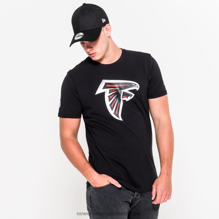 New Era Atlanta Falcons teamlogo zwart t-shirt 0J2843131