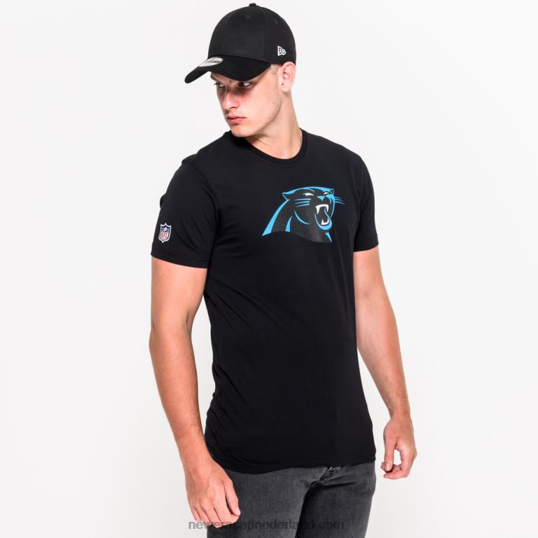 New Era Carolina panthers team logo zwart t-shirt 0J2843037