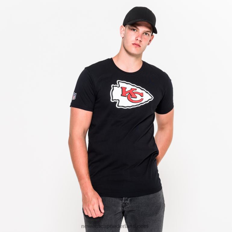 New Era Kansas City Chiefs teamlogo zwart t-shirt 0J2843106