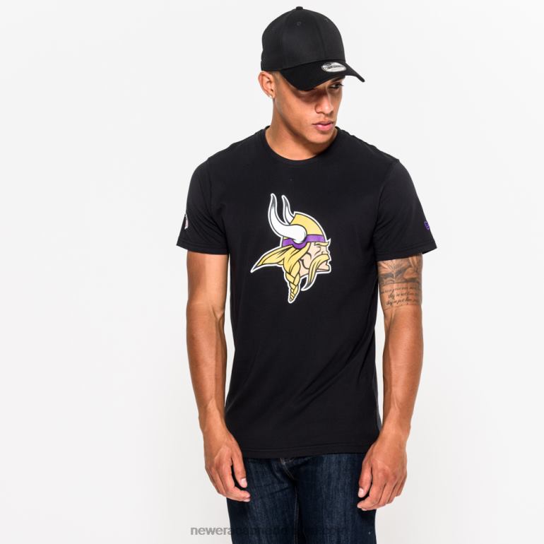 New Era Minnesota Vikings team logo zwart t-shirt 0J2842995