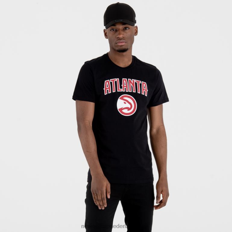 New Era atlanta hawks team logo zwart t-shirt 0J2843119