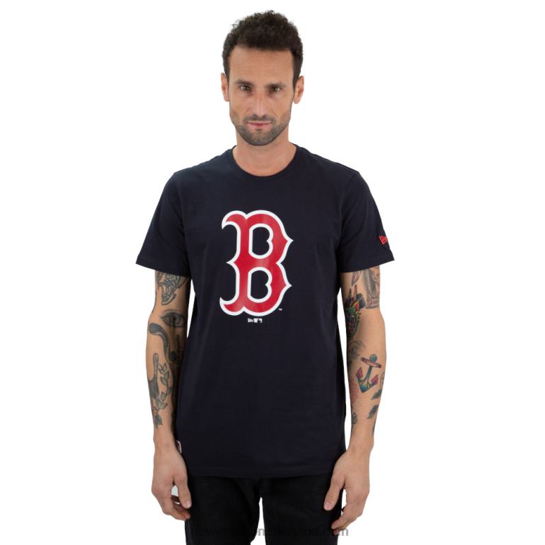 New Era boston red sox logo infill zwart t-shirt 0J2842851