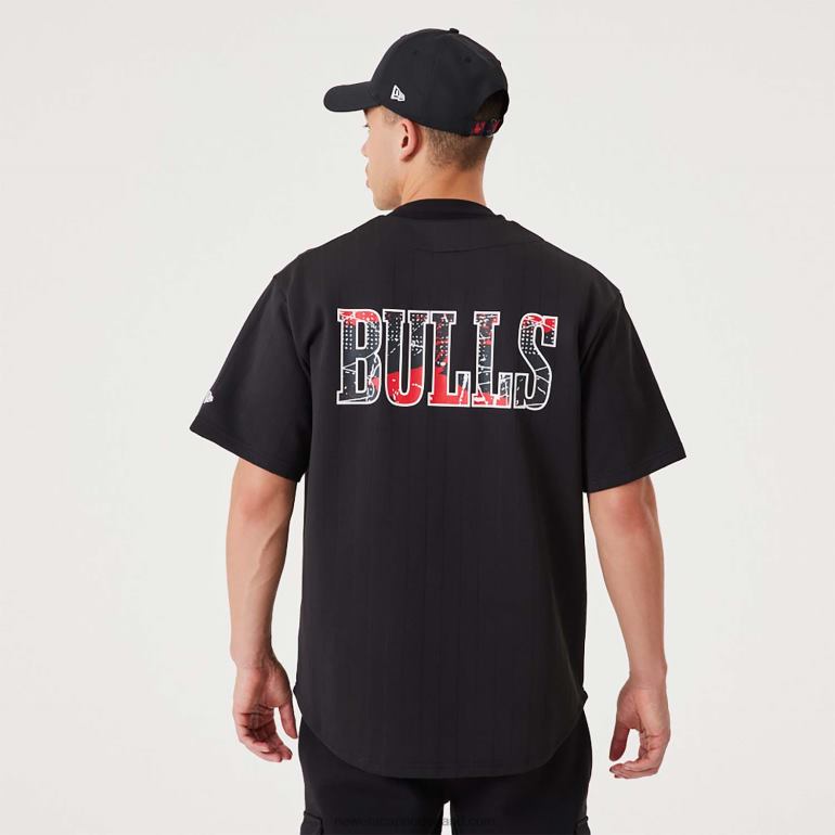 New Era chicago bulls nba infill teamlogo zwarte jersey 0J2843012